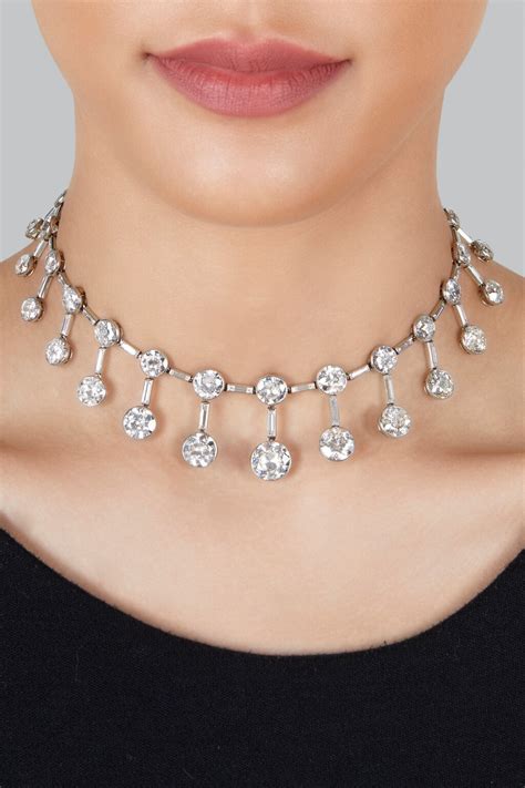 diamond necklace cartier|cartier diamond necklace collection.